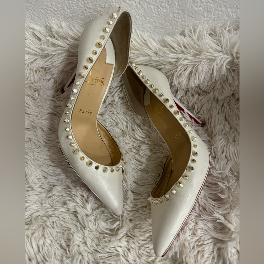 SOLD ❌CHRISTIAN LOUBOUTIN 
Shiny Nappa Irishell 100 Pumps 38.5 - Picture 3 of 8